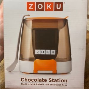 Zulu Popsicle molds and melting chocolate station